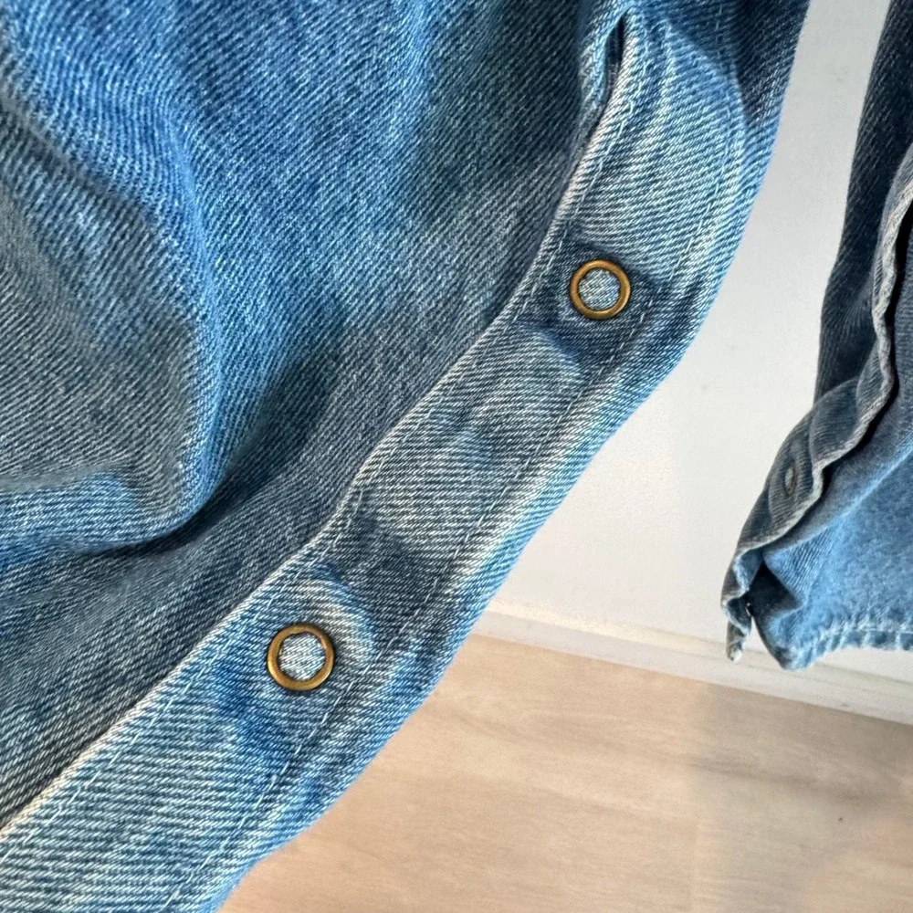 Vintage Baby OshKosh B'gosh‎ Denim Overalls Blue Vestbak 24 Months 862-0219